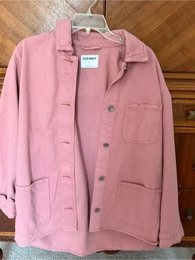 Old Navy Rose Pink Utility Jacket